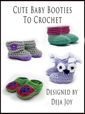 cover image of Cute Baby Booties to Crochet